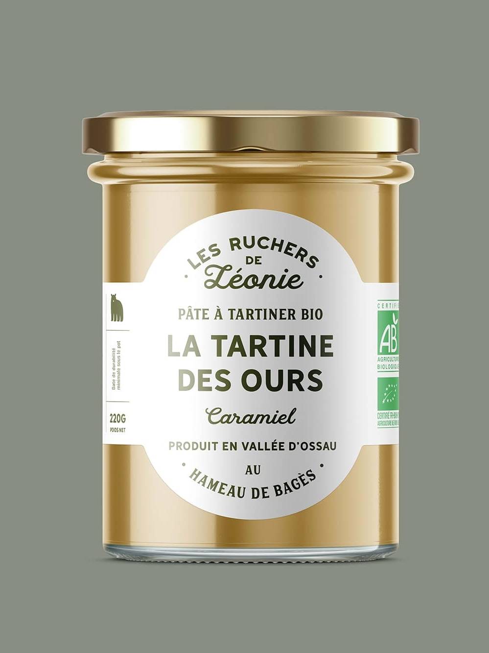 packaging confiture miel bleu juin