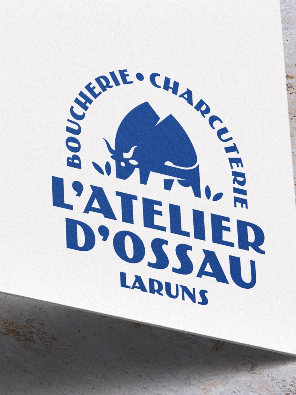 bleu juin atelier ossau logo graphiste