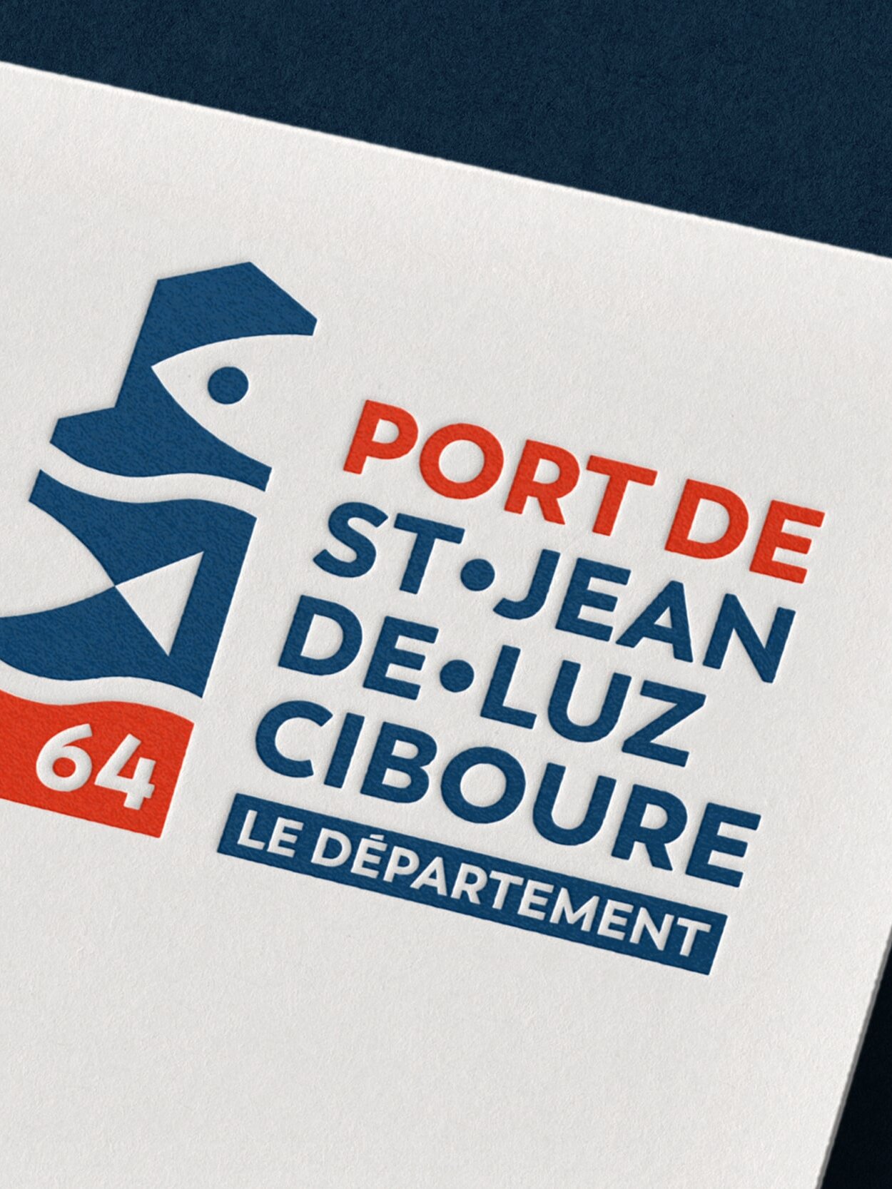 spl port saint jean de luz ciboure departement 64 bleu juin logo identite visuelle branding departement pyrenees atlantiques